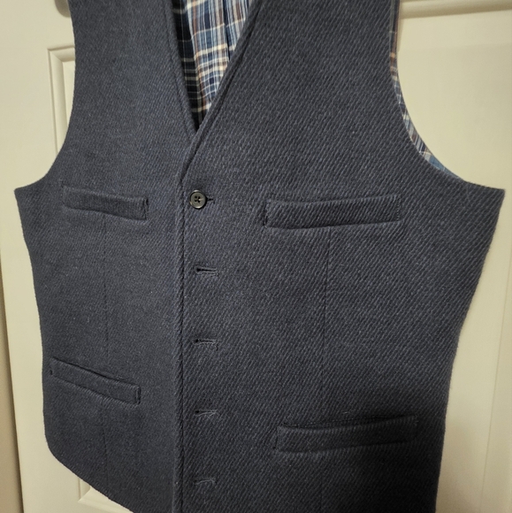 Fossil Authentic Wool Blended Mens Vest 54 Size Med. - Picture 2 of 10